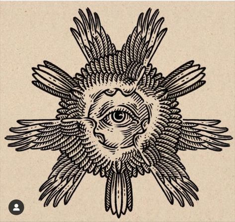 Woodcut Tattoo, Engraving Tattoo, Medieval Tattoo, Medieval Drawings, Occult Tattoo, Winged Eye, Woodcut Art, Esoteric Art, Engraving Illustration