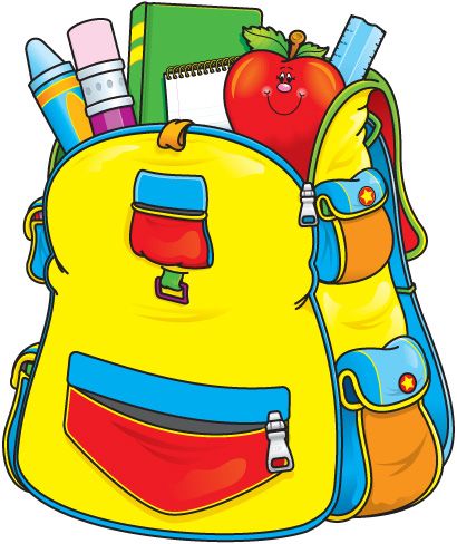 School backpack clipart free clipart images - Clipartix School Supplies Highschool, Yellow Backpack, Students Day, School Supplies Organization, Back To School Bags, School Supplies List, School Clipart, Diy School Supplies, Teacher Blogs