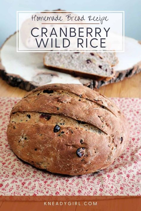 Wild Rice Cranberry Bread, Wild Rice Cranberry Bread Recipe, Cranberry Wild Rice Bread, Wild Rice Bread, Cranberry Wild Rice, Rice Bread Recipe, Traditional Bread Recipe, Cranberry Bread Recipes, Cranberry Butter