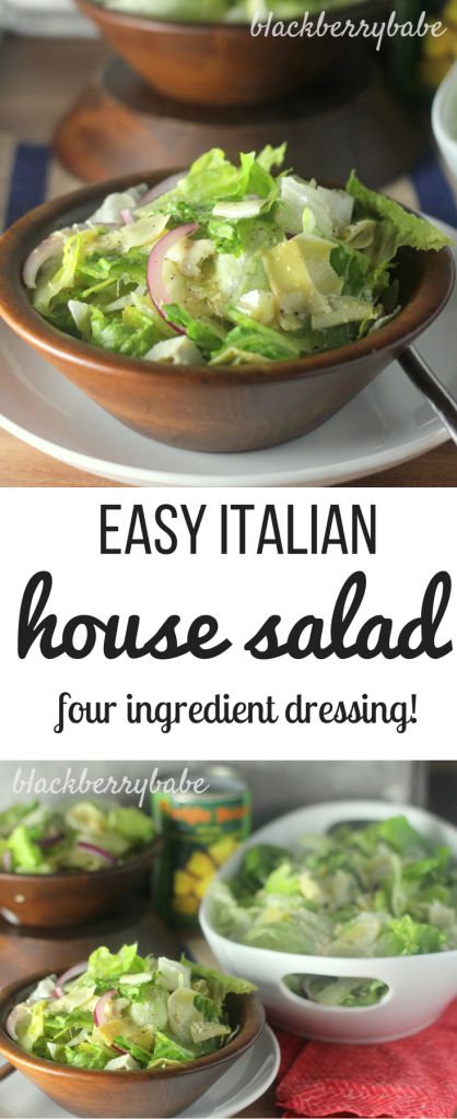 Italian House Salad, Iceberg Lettuce Salad, Italian Side Dishes, Healthy Breakfast Bowl, Lettuce Salad Recipes, Lettuce Recipes, Romaine Salad, House Salad, Italian House