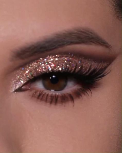 Champagne Glitter Eye MakeupGlittery Eye LookSparkling Eye TutorialChampagne Eyeshadow GlamGlitter Makeup InspirationElegant Eye BeautyChampagne Sparkle TrendsGlitter Eye Shadow PaletteGlamorous Eye MakeupShimmery Champagne EyesChampagne and Glitter ComboFestive Eye BeautyChampagne EleganceSparkle Eye Palette IdeasGlittery Eye Glam Trends Brown Eyes Glitter Makeup, Champagne Glam Makeup, Loose Glitter Makeup, How To Apply Glitter Eyeshadow, Angelic Eye Makeup, Glittery Makeup Ideas, Glittery Eyeshadow Looks, Champagne Eye Makeup, Glittery Eye Makeup Tutorial