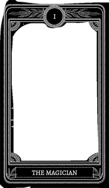 Blank Tarot Card Template, Trading Cards Template, Tarot Card Template, The Magician Tarot Card, Magician Tarot Card, Trading Card Template, Magician Tarot, The Magician Tarot, Halloween Board