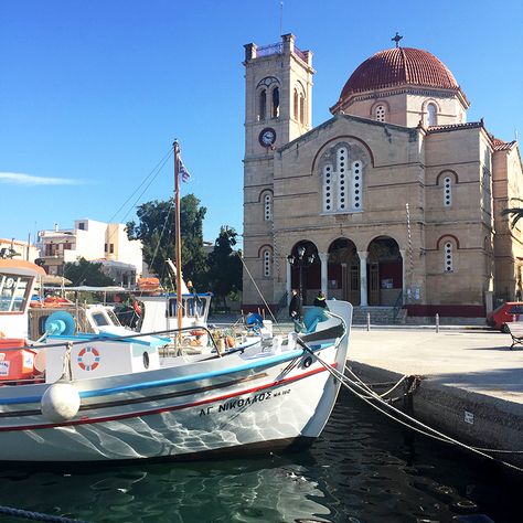 Island of Egina, Greece. One of the most beautiful islands I've seen. Egina Greece, Greek Language Learning, Greek Language, Language Learning, Greek Islands, Beautiful Islands, Places Ive Been, Taj Mahal, Beautiful Places