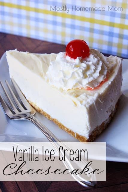 Vanilla Ice Cream Cheesecake Ice Cream Cheesecake, Chesse Cake, Cheesecake Ice Cream Recipe, No Bake Nutella Cheesecake, Dessert Board, Cream Cheesecake, Nutella Cheesecake, Cheesecake Ice Cream, Cheesecake Desserts