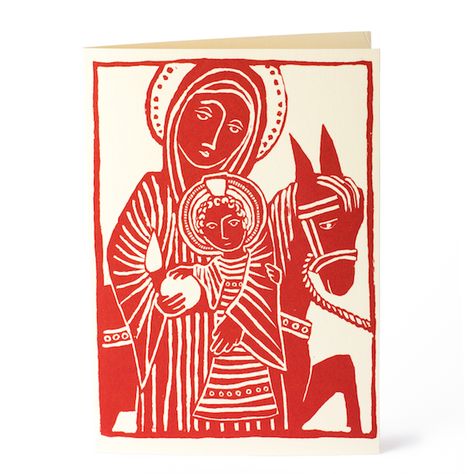 Nativity Linocut, Joyful Illustration, Cambridge Imprint, Joy Christmas Card, Charity Fund, Charity Christmas Cards, Jesus Prints, Print Christmas Card, The Nativity Story