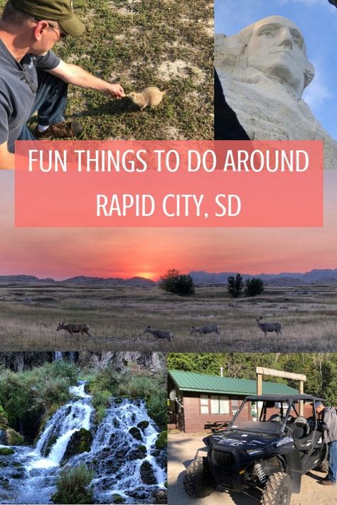 Fun things to do in Rapid City, SD--you're going to want to add these ot your list of things to do in Rapid City when you visit. Midwest Vacations, South Dakota Road Trip, South Dakota Vacation, South Dakota Travel, Rapid City South Dakota, Black Hills South Dakota, Traveling Ideas, Sioux Falls South Dakota, Midwest Travel