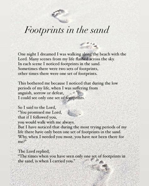 Footprint Poem, Beach Poems, Wip Aesthetic, Footprints In The Sand Poem, Amen Quotes, Vision Wall, Free Verse Poems, Encouraging Bible Quotes, Poems Deep