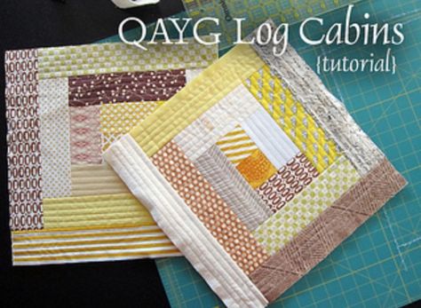 http://www.stitchedincolor.com/2013/04/tutorial-quilt-as-you-go-log-cabins.html?m=1 Patchwork Tutorial, Log Cabin Quilt Pattern, Start Quilting, Classic Quilts, Cabin Quilt, Log Cabin Quilts, Quilt As You Go, Log Cabin Quilt, Quilt Block Tutorial