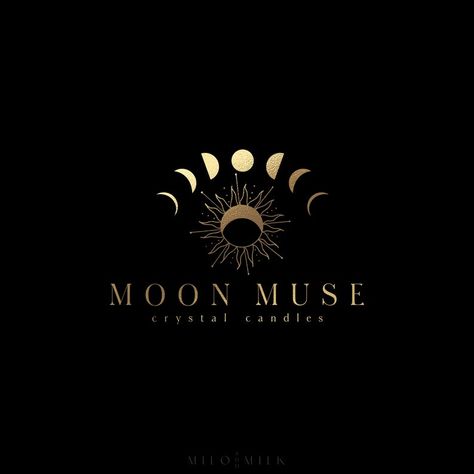 Moon Phase Star Logo Magic Logo Tarot Logo Candle Logo | Etsy Tarot Logo, Magic Logo, Logo Nature, Candle Logo, Nature Logo, Yoga Logo, Moon And Sun, Logo Modern, Star Logo