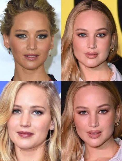 Jennifer Lawrence HITS BACK at speculation she had plastic surgery on her nose and eyes in interview with Kylie Jenner Jennifer Lawrence Eye Makeup, Jennifer Lawrence Eyes, Kylie Jenner Plastic Surgery, Extreme Plastic Surgery, Rapper Travis Scott, Face Fillers, Jennifer Lawrence Pics, Womens Wear Daily, Face Change