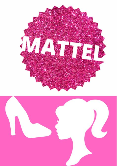 Barbie Mattel Logo, Mattel Logo Printable, Mattel Logo, Barbie Bday, 2023 Barbie, Barbie Logo, Barbie Movie, Barbie Movies, Mattel Barbie