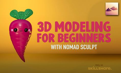 Welcome to the world of 3D!  This is a beginners course, and i'll be starting from scratch. Don't be intimidated or nervous, I got you covered! I'll be using th... Cool 3d Art, Sculpt Ideas, Nomad Sculpt, Ipad Pro 2021, Apple Pencil 2, Ipad Pro Apple Pencil, Skillshare Classes, 3d Tutorial, 3d Background