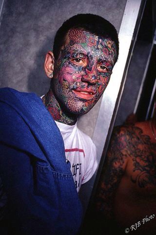 Face Facial Tattoos, Body Tattoo, Full Body Tattoo, Face Tattoos, Face Tattoo, Body Tattoos, Full Body, Cool Tattoos, Face Mask