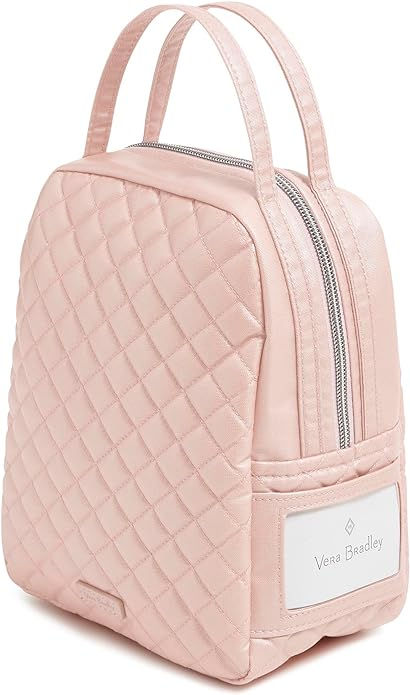 Stylish Vera Bradley Women's Cotton Lunch Bunch Lunch Bag in Rose, made from recycled cotton. Perfect for carrying lunch to work, school, or on-the-go. Eco-friendly and chic design. Pink, Prime Day Lunch Essentials, Cute Backpacks For School, School Wishlist, Window Interior, Perfect Lunch, Cute Backpacks, Bag Women, Lunch Bag, Beautiful Patterns