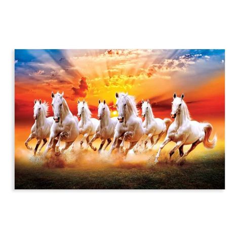 7 Horses Running Painting Full Hd, 7 Horses Running Painting, Horses Running Painting, Vastu Wallpaper, 7 Horses Running Painting Vastu Wallpaper, Seven Horses Painting, Running Painting, 7 Horses, Horses Painting