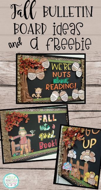 Teaching Fourth: Fall Bulletin Board Ideas and a Freebie! Christian Thanksgiving Bulletin Boards, Fall Church Bulletin Boards, Fall Bulletin Board Ideas, Book Bulletin Board, School Library Bulletin Boards, October Bulletin Boards, November Bulletin Boards, Music Bulletin Boards, Christmas Bulletin Boards