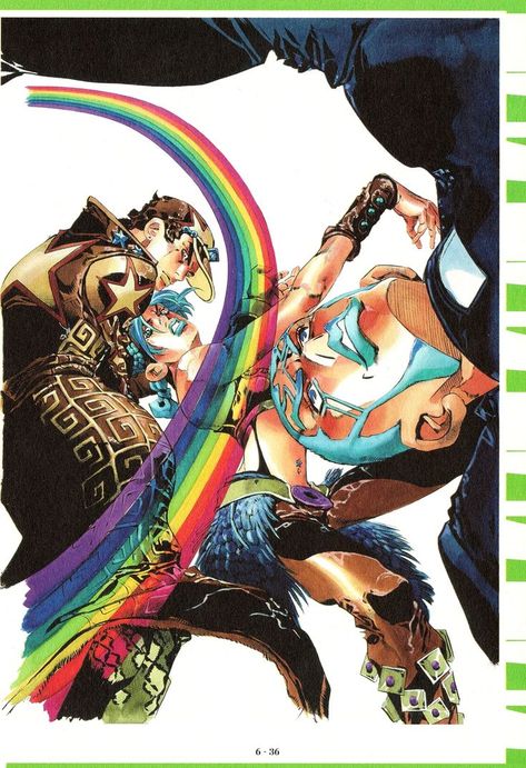 Jjba Artstyle, Jjba Official Art, Jjba Art, Hirohiko Araki, Jojo Art, Stone Ocean, Bizarre Art, Jojo Parts, Adventure Art