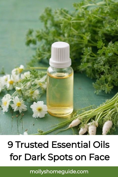 Discover the power of essential oils for addressing dark spots and age spots on your face. Create your own DIY serum using potent ingredients like Frankincense, Sandalwood, Carrot seed, Ylang-ylang, Geranium, or Myrrh. These oils are known for their skin-brightening properties and can help reduce hyperpigmentation effectively. Say goodbye to dark spots with this dark spot correcting blend that doubles up as an anti-aging solution. Essential Oil For Dark Spots On Face, For Dark Spots On Face, Carrot Seed Essential Oil, Diy Serum, Essential Oils For Face, Neroli Essential Oil, Dark Spots On Face, Sandalwood Essential Oil, Reduce Hyperpigmentation