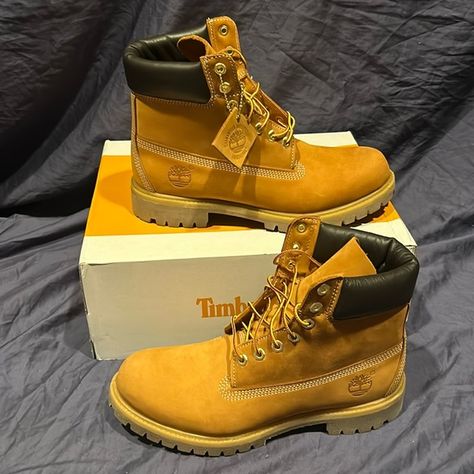 Timberland- premium 6 in waterproof boots, wheat nubuck, 9.5 men’s Timberland Boots Mens, Retail Store Display, Timberland Waterproof, Timberland Premium, Store Display, Waterproof Boots, Retail Store, Timberland Boots, Wheat