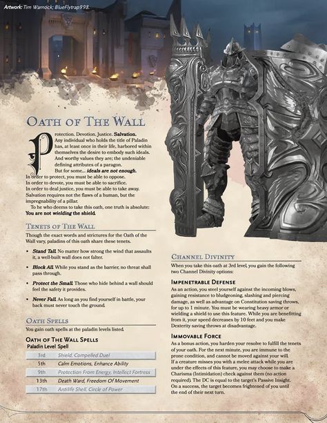 Reddit - Explorez sans limite Dungeons And Dragons Races, Oath Of Vengeance Paladin, Dnd Homebrew, Paladin Oath, Dnd Stories, Dnd Subclasses, D D Classes, Dnd Paladin, Dungeons And Dragons Rules