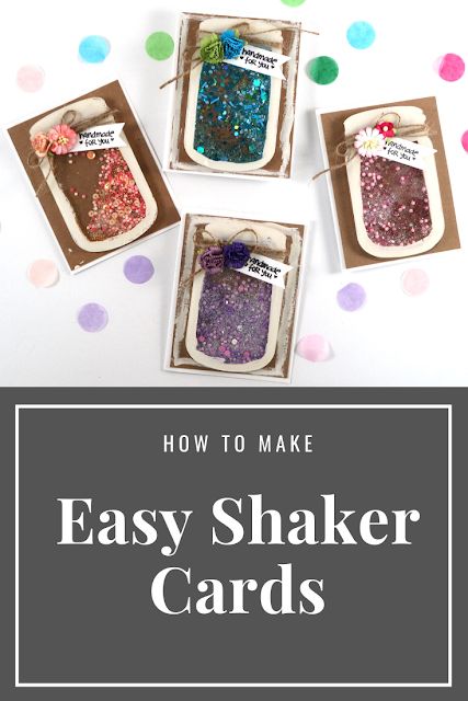 Erin Reed Makes: Easy Shaker Cards Shaker Boxes Ideas, How To Make Shaker Cards, Shaker Cards Ideas, Diy Shaker Cards, Shaker Ornaments, Shaker Cards Tutorial, Fuse Tool, Shaker Boxes, Monthly Crafts