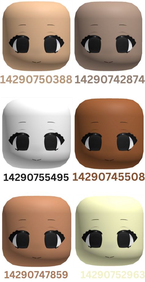 This is gorgeous! Plus, it's only for 15 robux!!! If any ofthe codes don't work, tell me!! Roblox Mustache Code, Roblox Face Codes, Chibi Face, Roblox Face, Brookhaven Codes, Chibi Eyes, Kody Brown, Preppy Decal, Roblox Guy