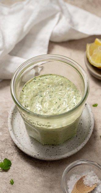 Lemon Herb Tahini Dressing Cava, Lemon Herb Tahini Dressing, Simple Sauces, Dairy Free Dressing, Healthy Sauce, Tahini Recipe, Healthy Sauces, Vegan Dips, Vegan Dressing