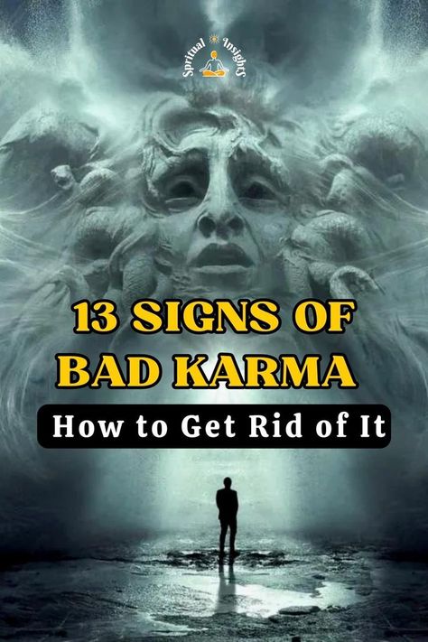 13 Signs of Bad Karma and How to Get Rid of It Bad Karma Quotes, Karmic Debt, Feng Shui Money, Bad Karma, Laws Of Life, Occult Science, Witch Spirituality, Healing Frequencies, Soul Searching