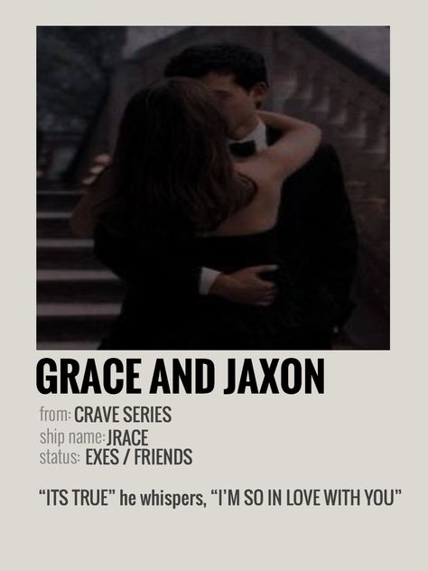 Jaxon And Grace Crave, Jaxon Vega, Crave Aesthetic, Serie Crave, Saga Crave, Crave Book, Crave Series, Witch Books, Mystery Books