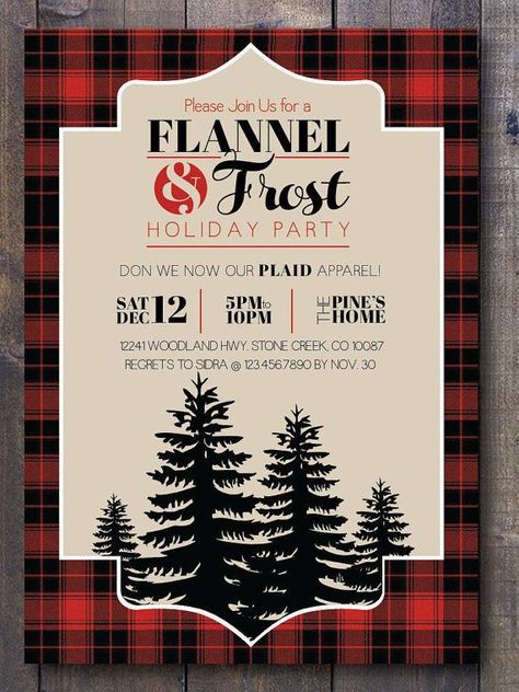 Flannel And Frost Holiday Party, Plaid Christmas Party, Flannel Party, Ward Christmas Party, Work Christmas Party, Holiday Party Themes, Cadeau Parents, Christmas Party Themes, Office Christmas Party