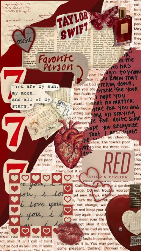 Red Scrapbook Aesthetic, Red Journal Aesthetic, Red Vibe Wallpaper, Red Collage Wallpaper, Red Aesthetic Collage, Man Collage, Red Scrapbook, Vintage Collage Aesthetic, Red Stuff