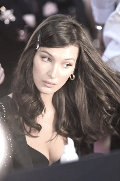 Bella Hadid, Brown Hair, Long Hair, A Woman, On Twitter, Twitter, Hair, Gold, On Instagram