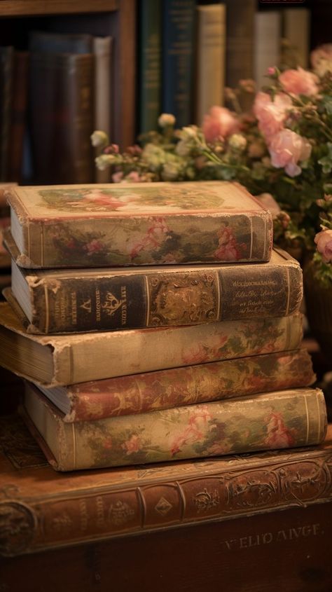 Vintage Library Aesthetic Wallpaper, Old Book Wallpaper, Vintage Books Aesthetic Wallpaper, Old Books Wallpaper, Vintage Wallpaper Lockscreen, Vintage Books Wallpaper, Lockscreen Aesthetic Iphone Wallpapers Vintage, Old Books Aesthetic, Pink Webcore