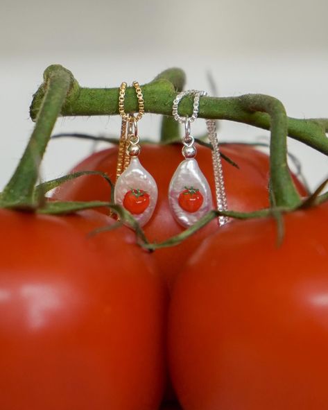 🍅✨ Freshly picked and hand-painted with love, our August exclusive tomato charm is the real pick of the day! This juicy gem adds a farm-fresh twist to any jewelry collection. #tomato #august #jewelry #neckmess #tomatogirl #handpainted #smallbusiness Freshly Picked, Farm Fresh, With Love, Jewelry Collection, The Day, Twist, Hand Painted