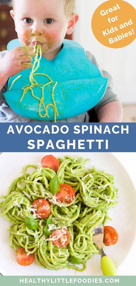 Dairy Free Meals For Toddlers, Healthy Blw Meals, Avocado For Babies, Spinach For Toddlers, Avocado Recipes For Toddlers, Vegan Food For Kids, Baby Protein Ideas, Avocado Recipes Toddler, Spinach Recipes For Toddlers