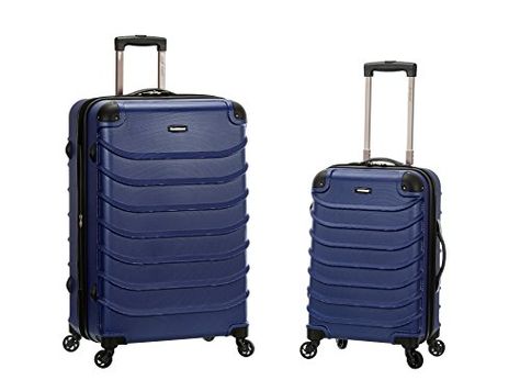 Rockland Speciale 20 Inch 28 Inch 2 PC Expandable ABS Spinner Set Blue One Size >>> This is an Amazon Affiliate link. You can find out more details at the link of the image. Rockland Luggage, Hardside Spinner Luggage, Smart Organization, Spinner Luggage Sets, Spinner Luggage, American Tourister, Luggage Sets, Surf Shop, Mens Gift Sets