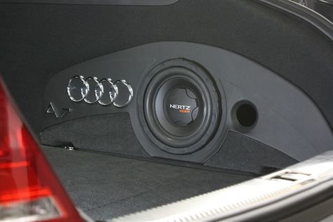 Audi A7 Sidepocket Enclosure - Car Audio | DiyMobileAudio.com | Car Stereo Forum Car Audio Shops, Audi Car, Hatchback Cars, Audi A7, Car Mods, Nissan Titan, Audi Cars, Bmw Logo, Audi A6