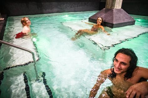 Twin Cities is getting a communal bath house in Watershed Spa and Baths Bath Spa University, Communal Bath, Multiple Shower Heads, Ischia Thermal Baths, Bath Soak For Pregnant Women, Calming Images, Sea Salt Scrubs, Spa Business, Spa Center