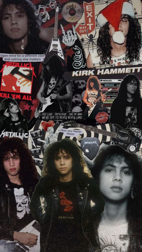 #kirkhammett #metallica #guitarist #guitar #thrashmetal Metallica Guitarist, Rock N Roll Art, Peter Steele, Kirk Hammett, Band Wallpapers, Thrash Metal, Favorite Person, Guitarist, Rock N Roll