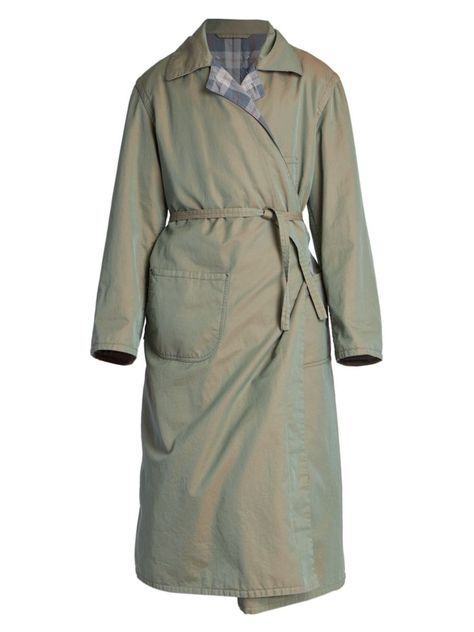 Maison Margiela Wrap Trench Coat Long Coats, Asymmetrical Hem, Personal Shopping, Long Coat, Asymmetric Hem, Online Purchase, Saks Fifth, Saks Fifth Avenue, Trench Coat