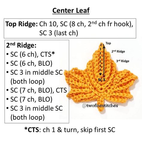 Maple leaf. Follow @noolthings_swaroopa • Pattern by @twofinestitches Free mini maple leaf pattern! 🍁 Big loves to all of you who… | Instagram Crochet Leaf Free Pattern, Leaf Crochet, Maple Leaf Pattern, Scrap Yarn Crochet, Instagram Pattern, Crochet Leaf Patterns, Crochet Weaves, Crochet Leaves, My Turn