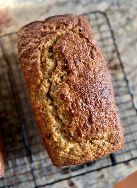 Sourdough Banana Bread - Amy Bakes Bread Sourdough Discard Banana Bread Recipe, Moist Sourdough Banana Bread, Banana Bread Discard Recipe, Sourdough Starter Banana Bread, Easy Sourdough Banana Bread, Healthy Sourdough Banana Bread, Sourdough Banana Nut Bread, Sourdough Discard Banana Bread Muffins, Sourdough Pumpkin Banana Bread