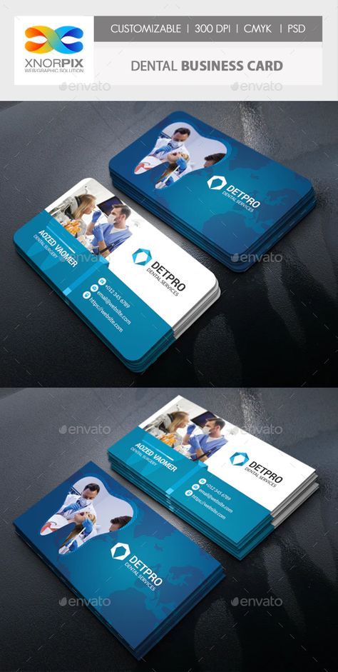 Dental Business Card by -axnorpix | GraphicRiver Dental Clinic Business Card, Dental Visiting Cards Design, Dentist Business Card, Doctor Business Cards, Dental Business Cards, Dental Photos, Dental Clinic Logo, Medical Business Card, Dental Business