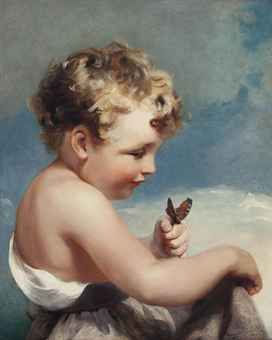 A child holding a butterfly-Margaret Sarah Carpenter (British, 1793-1872) Victorian Gallery Wall, Holding A Butterfly, Gallery Wall Vintage, Sarah Carpenter, Victorian Boy, Art Deco Artwork, Victorian Paintings, Collage Drawing, Moth Art