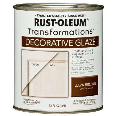 1 qt. Java Brown Cabinet Decorative Glaze Rustoleum Glaze, White Painted Fireplace, Rustoleum Cabinet, Painting Cabinets Diy, Countertop Kit, Cabinet Transformations, Beyond Paint, Laminate Cabinets, Used Cabinets