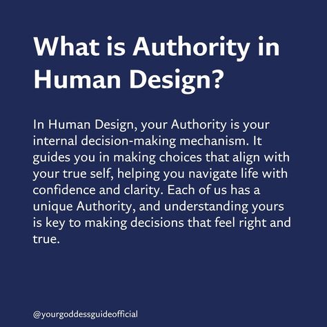 Your Authority in Human Design is your internal compass, guiding you to make decisions that align with your true self. Before discovering Human Design, I struggled with decision-making, often overthinking and seeking advice, only to feel more confused. Learning that my Authority is G Center Authority changed everything. It means my decisions are based on a deep sense of knowing who I am and where I’m meant to go. At first, it was challenging to trust this process, but as I honored my G Cente... Live Your Truth, Life Decisions, Learning To Trust, True Identity, My Struggle, True Self, Navigating Life, Human Design, Mind Body Soul