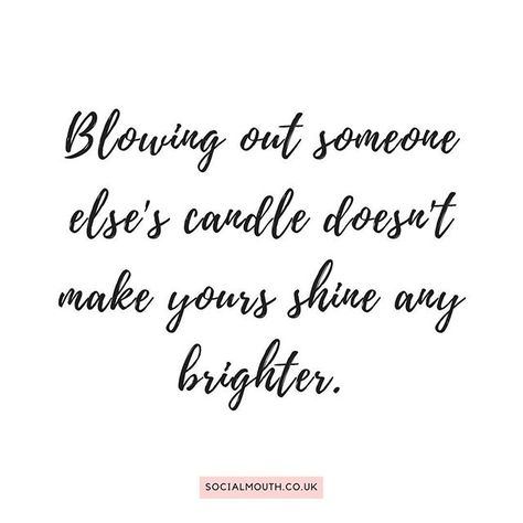 ✨Blowing out someone else's candle doesn't make yours shine any brighter.✨ - #communityovercompetition is one of my favourite hashtags. Started by @risingtidesociety over a year ago to celebrate relationships over opportunity. That the best businesses serve others, they build communities and grow together. That competition is healthy as long as to get ahead you aren't putting others down. - Sadly, some people can't accept this, they have to put others down in order to get ahead. It's happened to Healthy Competition Quotes, Quotes About Belittling Others, Build Up Others Quotes, Build People Up Quotes, Cheering On Others Quotes, Community Over Competition Quotes, Build Others Up Quotes, Clap For Others Quotes, Belittling Quotes