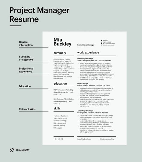 Project Manager Resume Manager Resume Examples, Performance Management System, Project Manager Resume, Best Resume Format, Resume Summary, No Experience Jobs, Software Projects, Resume Writing Tips, Resume Objective