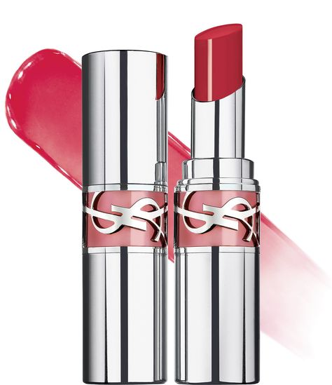 What It Is:Color of a lipstick, with the slip of an oil. The iconic lipstick to oil hybrid infused with 6 nourishing oils for a smooth glide, creamy shine, buildable formula for up to 24-hour hydration.What It Does:The iconic oil lipstick now enhanced with six nourishing oils and a sleek silver look. YSL Loveshine Lip Oil Stick adds up to 24-hour hydration and protection. The formula with 60% oil base and fig pulp melts on lip Lip Oil Stick, Glossy Pops, Ysl Rouge Volupte Shine, Oil Lipstick, Ysl Lipstick, Luxury Lipstick, Luxury Cosmetics, Ysl Beauty, Makeup Needs