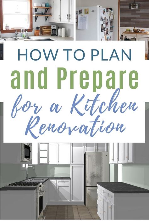 How to plan and prepare for a kitchen renovation; working with a designer to create a new layout. #kitchen #renovation #diypassion Kitchen Remodel Must Haves List, Kitchen Renovation Diy Ideas, Glass Display Shelves, Renovation Tips, Renovation Diy, Stock Cabinets, Kitchen Designer, Diy Kitchen Renovation, Animals And Birds